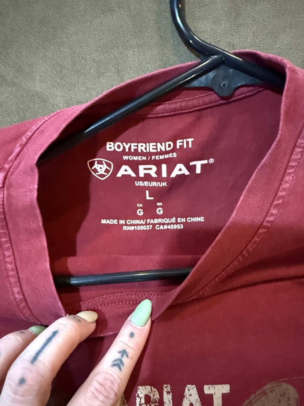 Ariat Red Denim & Supply Graphic Tee - Picture 2 of 5